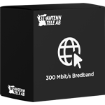 300 Mbit/s - <br/> <strong>399 kr/mån</strong>